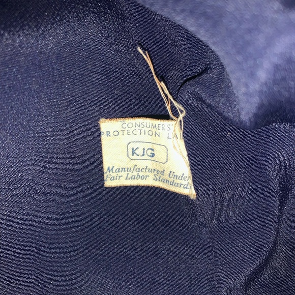 1940s/50s Vintage Tailored Wsist Jacket, Navy Blue, size small - Picture 5 of 6